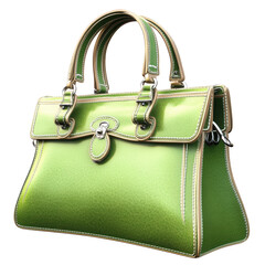 A green leather ladies' bag