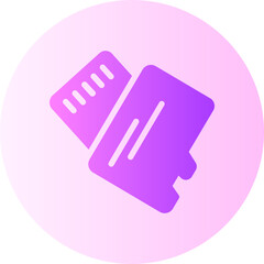 Sd Card gradient icon