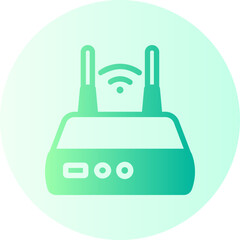 modem gradient icon