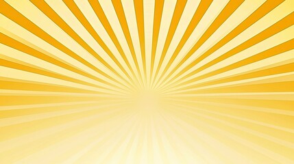 Sunburst Background: Vibrant Yellow and Orange Rays Graphic Design Texture