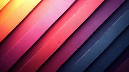 Abstract Diagonal Color Gradient Stripes Background
