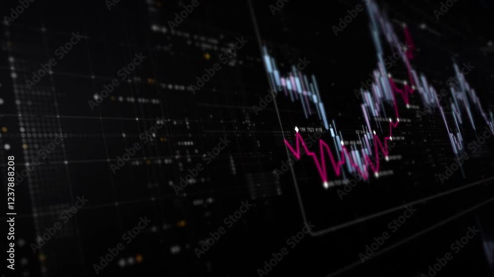Poster dynamic data visuals for business info graphics, animated charts, and data-driven insights for a bus
