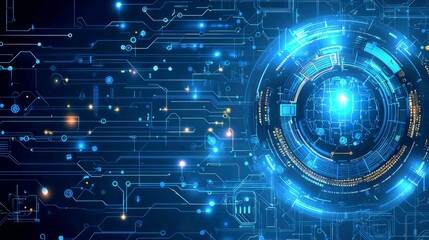 Obraz premium Abstract Digital Network: Futuristic Technology and Global Connections. Exploring the intricate world of data and innovation through a mesmerizing visual representation.