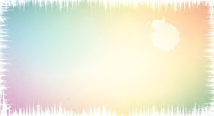 Obraz premium A soft pastel ink spill with grunge distressing and faded edges, Ai Generated