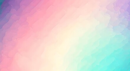 A soft watercolor pastel grunge texture blending pink, purple, and teal, AI Generated