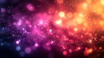 Obraz premium Magical Sparkling Lightscape: A Festive Bokeh Background