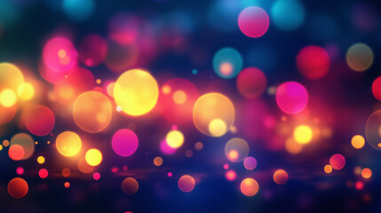 An abstract representation of colorful lights.