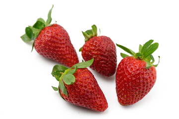 Juicy strawberries fresh from the garden ready to be enjoyed or used in delightful recipes
