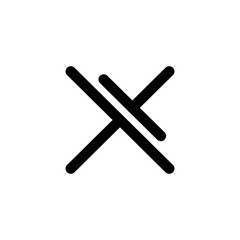 X Letter Logo Design Template