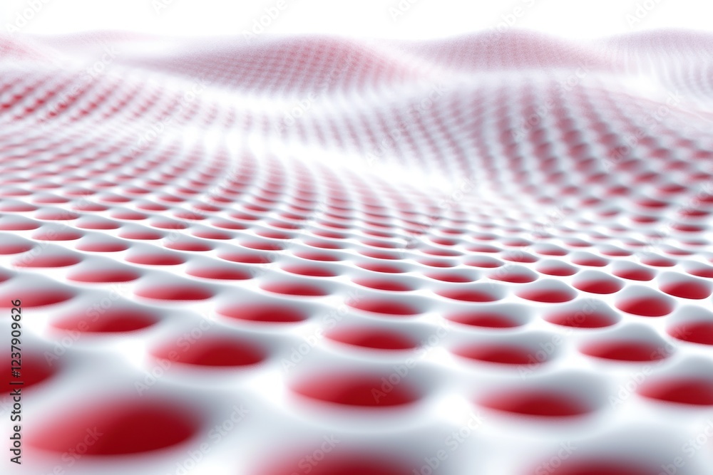 Poster close up of abstract wireless signal waves in dynamic network design