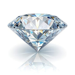 diamond on white background
