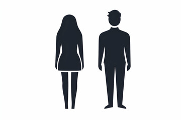 silhouette of a woman in a white dress