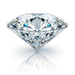 diamond on white background