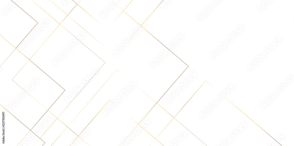 Poster modern seamless and retro pattern technology and business concept geometric white and golden line ba
