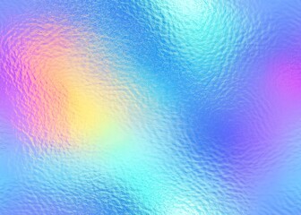 holographic irredescent foil background texture	