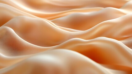 Obraz premium Abstract Peach Silk Draped Fabric Texture