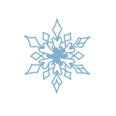 Obraz premium Cute snowflakes collection