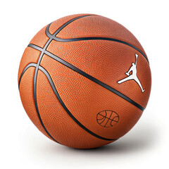 basketball isolated on white background