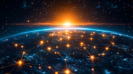 Global Connectivity and Innovation A Stunning View of Earth from Space