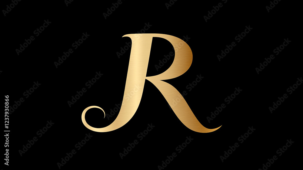 Fototapete set of alphabet symbols and elements of letter r, such a logo. rasterized version also available in 