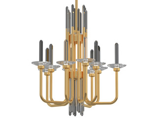 Calliope chandelier 10 light - Elegant Lighting Fixture Against Black Background