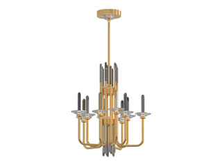 Calliope chandelier 10 light - Elegant Lighting Fixture Against Black Background