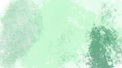 Abstract green watercolor background.Hand painted watercolor. vector