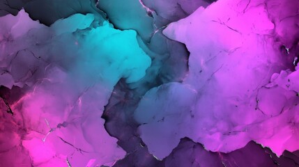 Obraz premium Abstract vibrant neon ink swirls background texture, design element, website banner