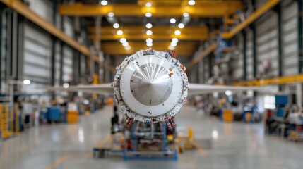 Aircraft Nose Assembly in Factory