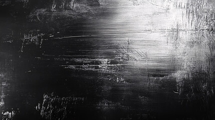 Obraz premium A black scratched metal texture.