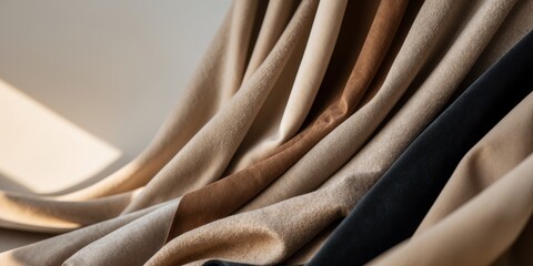 Fashionable Suede Textures with Soft Lighting and Depth