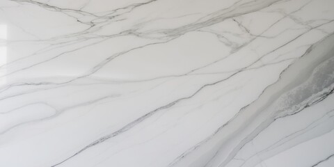 Elegant White Marble Panel with Subtle Gray Veins for Modern Decor.
