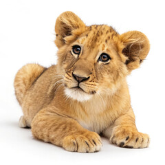 Obraz premium lion cub panthera leo