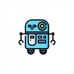 vintage retro robot