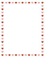 valentine line border hand drawn cute doodle heart valentine frame minimalist girly line art for wedding valentines day