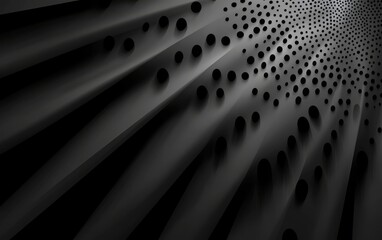 Black and White Vector Background with Gradient, Halftone Texture, and Carbon Fiber Pattern