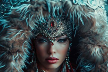 Exotic Feather Headdress: A Symbol of Cultural Elegance
