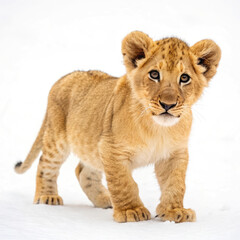 lion cub panthera leo