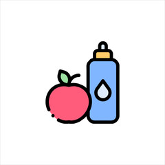 illustration of apple