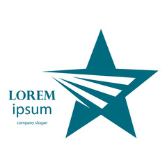 successful victory star logo design