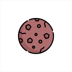 vector illustration of a tomato