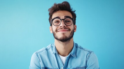 Obraz premium happy young man smiling portrait