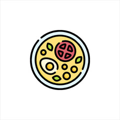 pizza icon set
