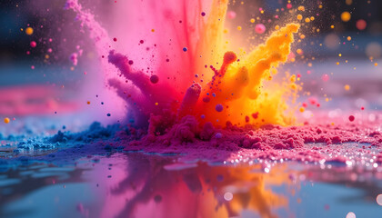 Color Powder Explosion holy