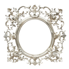 Ornate vintage frame with floral designs, perfect for displaying art or photos. Its intricate details add elegance to any decor