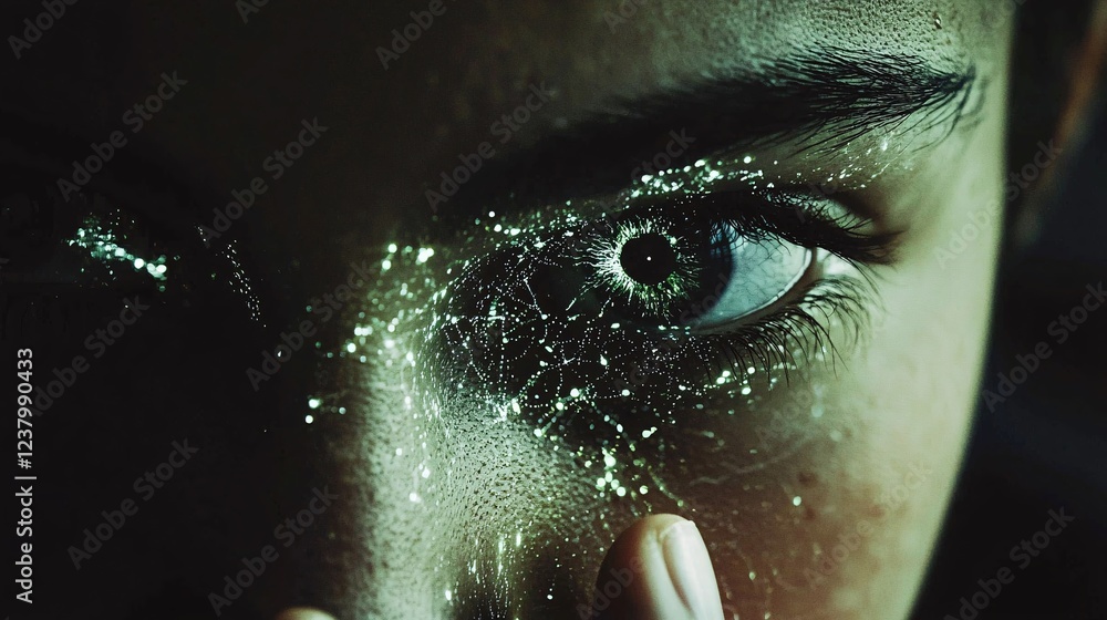 Aufkleber intelligence cognitive optimization concept. ai subconscious mind optimization image