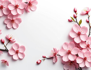 Obraz premium pink cherry blossom