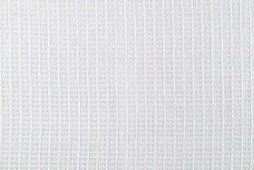 white cotton fabric with waffle square weave