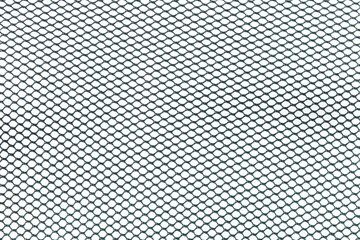 green net with round weave close up