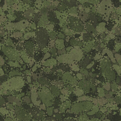 Camouflage pattern background. Classic clothing style masking camo repeat print